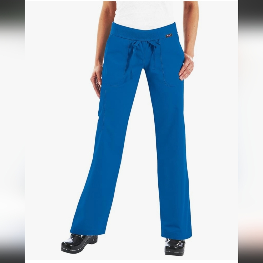 Womens Koi Comfort Waist Morgan Scrub Bottoms, Medium Tall, Royal Blue
